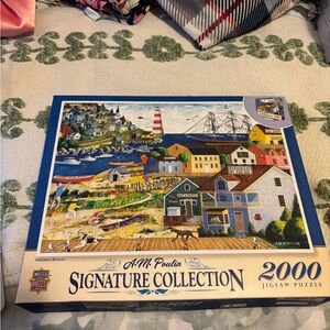 New A.M. Poulin 2000-Piece Coastal Jigsaw Puzzle